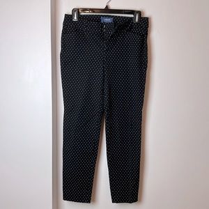 Black & white polka dots pants